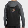 Sport Wick ® Varsity Fleece Full Zip Hooded Jacket Thumbnail