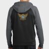 Sport Wick ® Varsity Fleece Full Zip Hooded Jacket Thumbnail