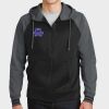 Sport Wick ® Varsity Fleece Full Zip Hooded Jacket Thumbnail