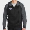 Sport Wick ® Varsity Fleece Full Zip Hooded Jacket Thumbnail