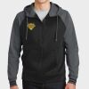 Sport Wick ® Varsity Fleece Full Zip Hooded Jacket Thumbnail