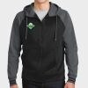 Sport Wick ® Varsity Fleece Full Zip Hooded Jacket Thumbnail