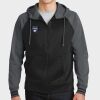 Sport Wick ® Varsity Fleece Full Zip Hooded Jacket Thumbnail