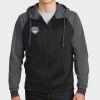 Sport Wick ® Varsity Fleece Full Zip Hooded Jacket Thumbnail