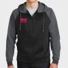 Sport Wick ® Varsity Fleece Full Zip Hooded Jacket Thumbnail