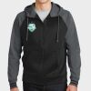 Sport Wick ® Varsity Fleece Full Zip Hooded Jacket Thumbnail