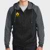 Sport Wick ® Varsity Fleece Full Zip Hooded Jacket Thumbnail