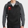 Sport Wick ® Varsity Fleece Full Zip Hooded Jacket Thumbnail
