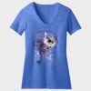 Women's Perfect Blend ® CVC V Neck Tee Thumbnail