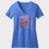 Women's Perfect Blend ® CVC V Neck Tee Thumbnail