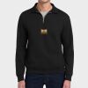 Super Sweats ® NuBlend ® 1/4 Zip Sweatshirt with Cadet Collar Thumbnail
